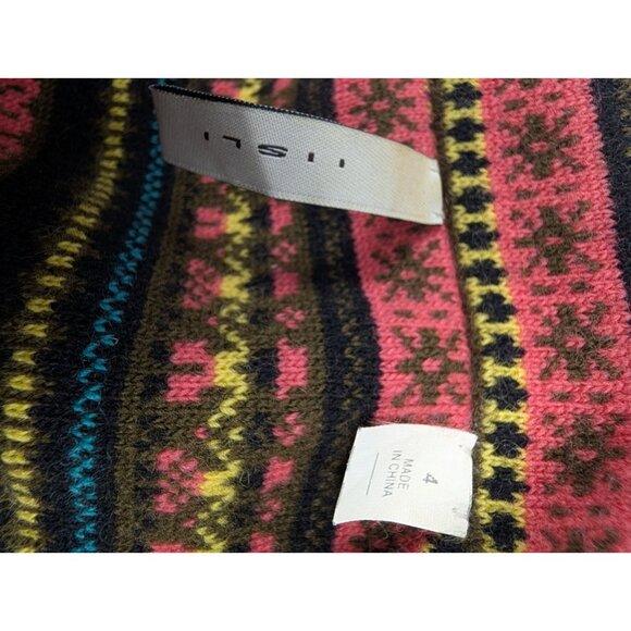 IISLI Jacket Blazer Women's Size 4  100% Wool  Nordic style x long sleeve - Picture 16 of 16